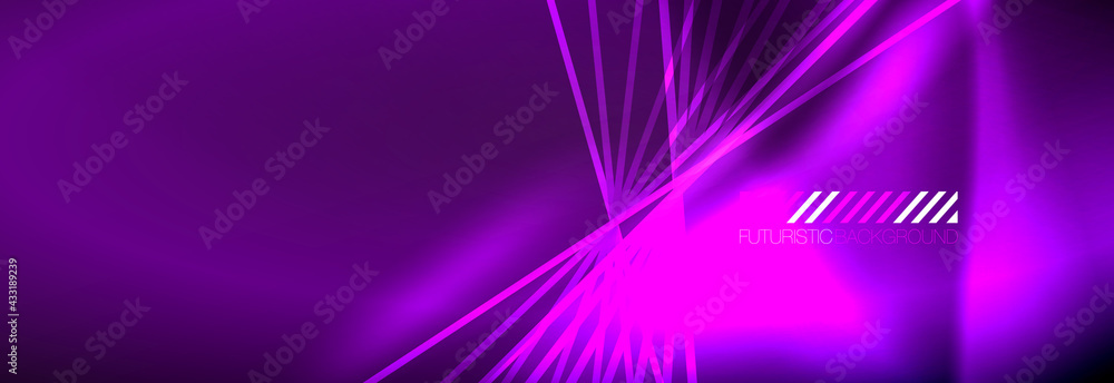 Neon dynamic beams vector abstract wallpaper background. Wallpaper background, design templates for business or technology presentations, internet posters or web brochure covers Neon dynamic beams vector abstract wallpaper background. Wallpaper background, design templates for business or technology presentations, internet posters or web brochure covers