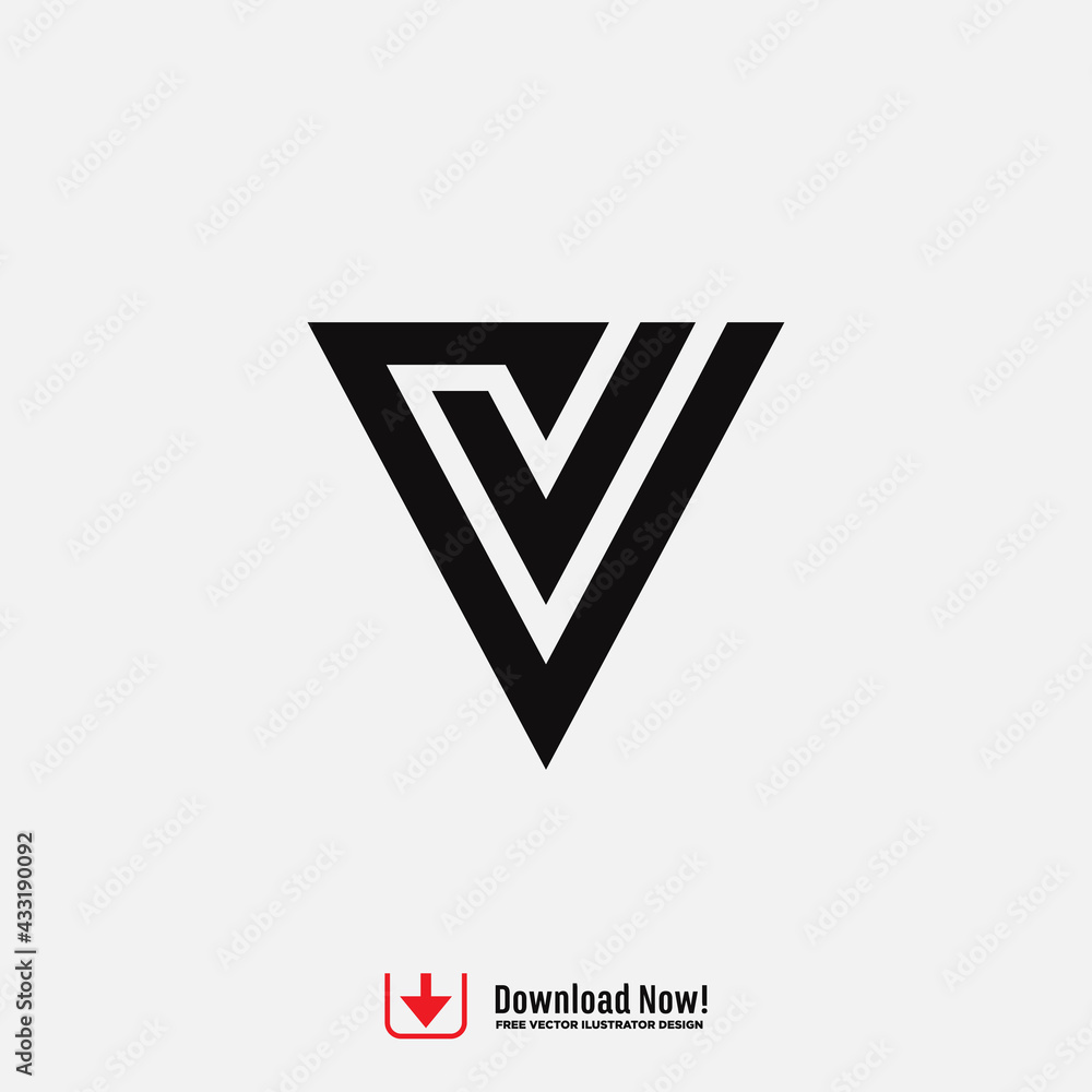 LOGO letter V A