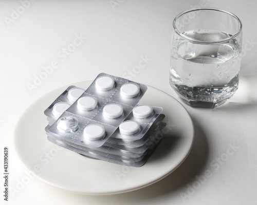  eat pills in a saucer