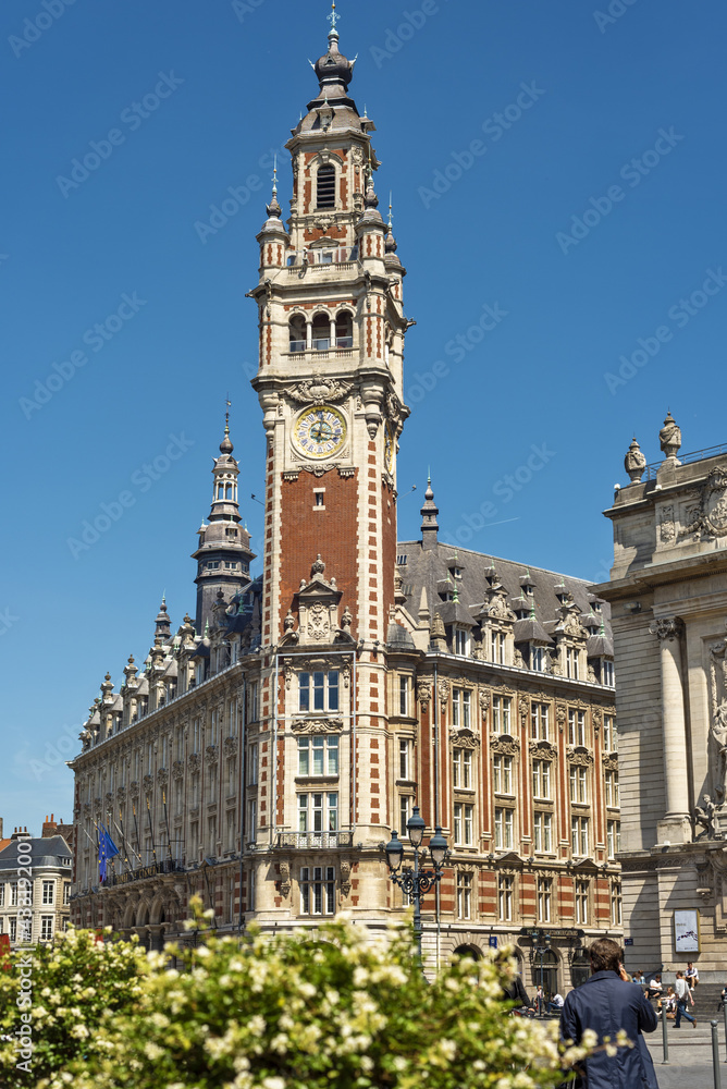 building of the Chamber of Commerce, Lille, France	
