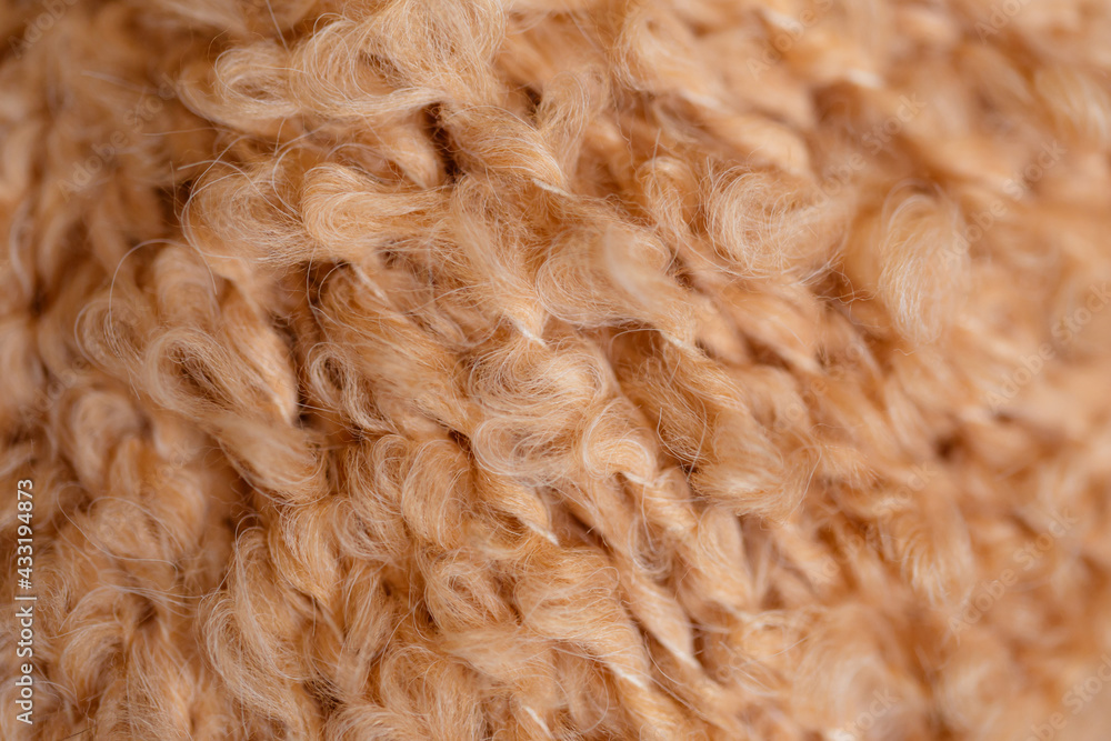 Background of beige merino wool Background of beige merino wool
