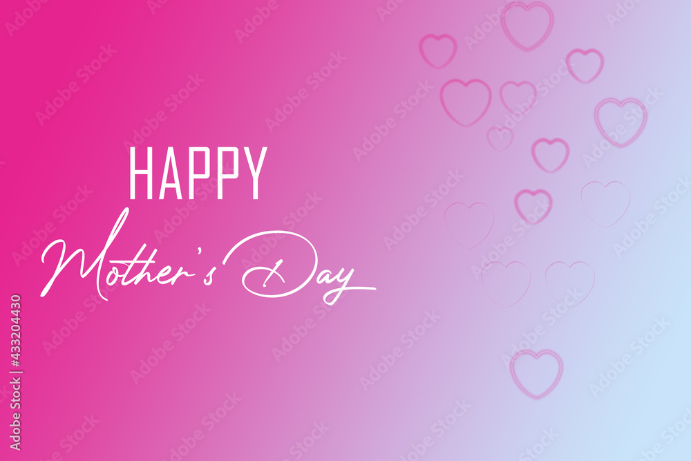 Background or Banner Happy Mothers Day