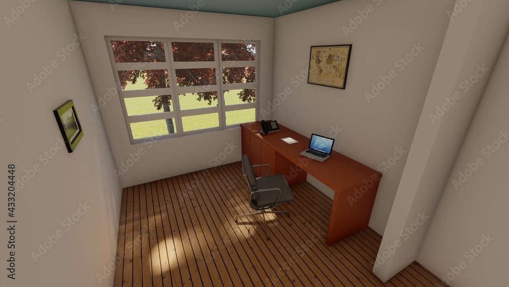 Fototapeta premium interior of a room