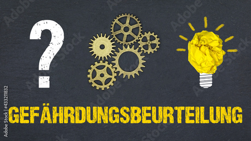 Cuadro en lienzo Gefährdungsbeurteilung