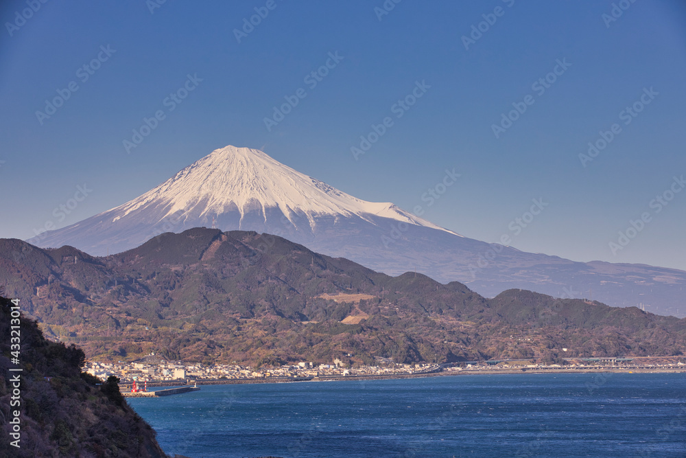 さった峠　富士山　浮世絵　日本