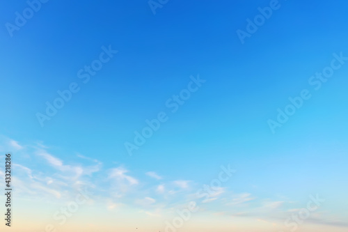 blue sky clouds abstract background, white nature top