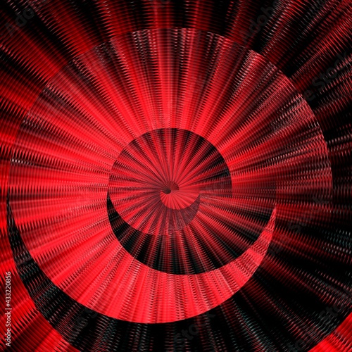 abstract design from many vertical falling stripes as melting wax in dark red shades on black background