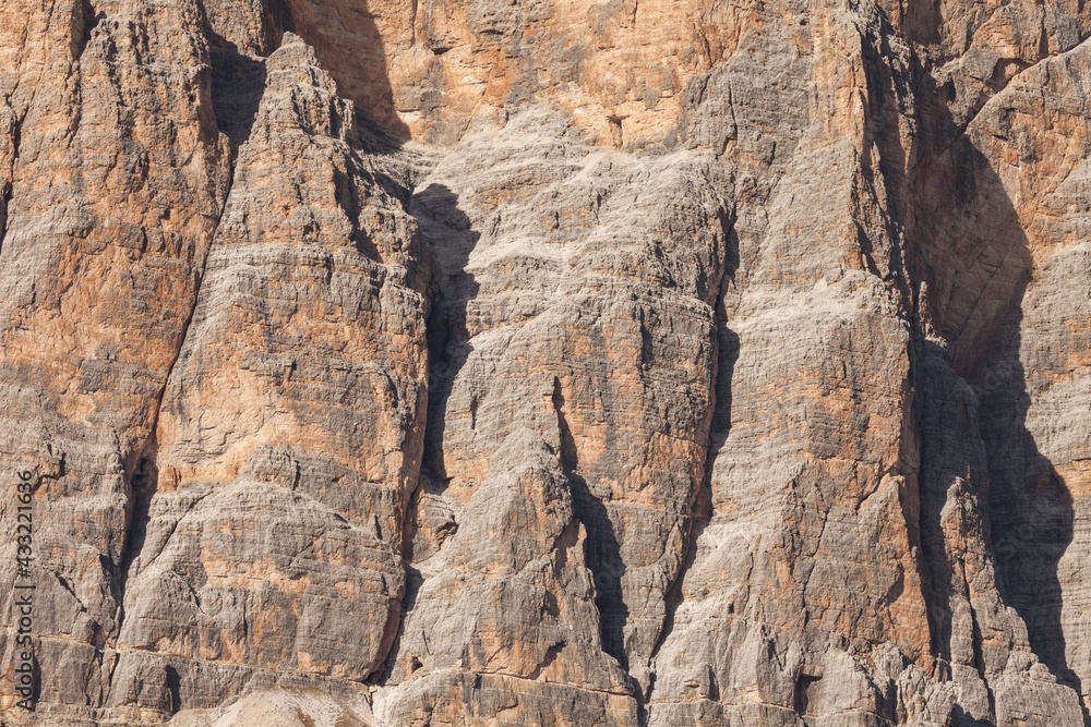 Detail of vertical Dolomites wall in Italy (Tofana di Rozes) Detail of vertical Dolomites wall in Italy (Tofana di Rozes)