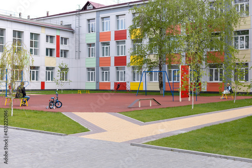 Playground in the school yard