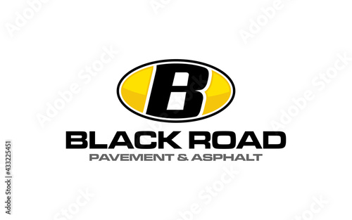 Illustration graphic vector of Asphalt repair, roadwork, pavement logo design template