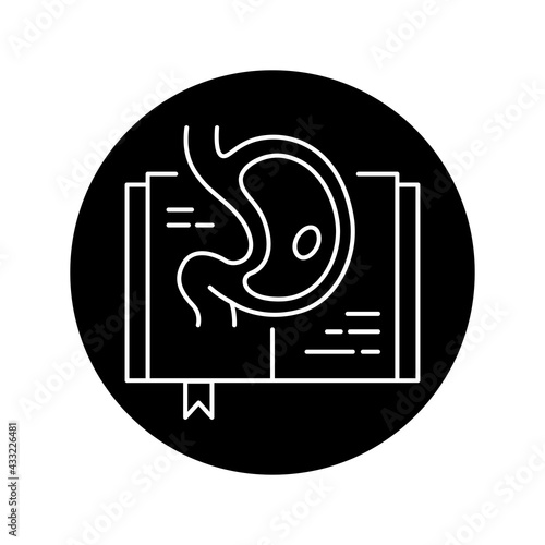 Gastritis olor line icon. Gastroesophageal reflux disease. Pictogram for web page, mobile app, promo.