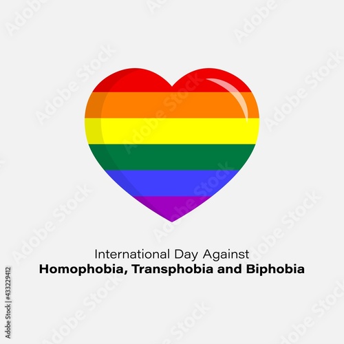 vector illustration for international day against homophobia, transphobia and biphobia-17 may
