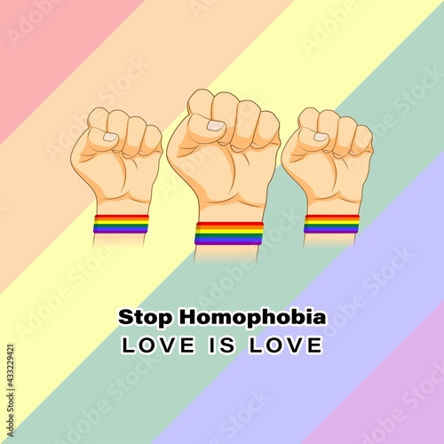 vector illustration for international day against homophobia, transphobia and biphobia-17 may
