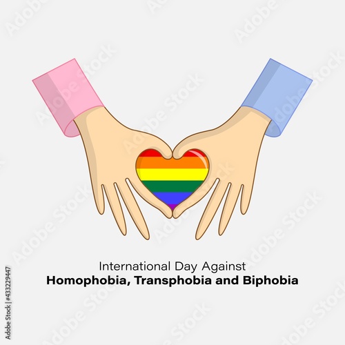 vector illustration for international day against homophobia, transphobia and biphobia-17 may