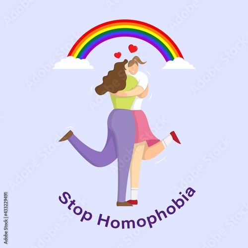 vector illustration for international day against homophobia, transphobia and biphobia-17 may