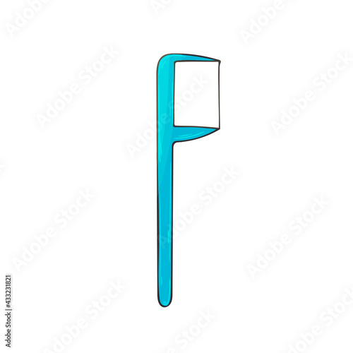 Vector icon in hand draw style. Image isolated on white background