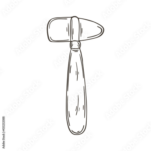 Vector icon in hand draw style. Image isolated on white background