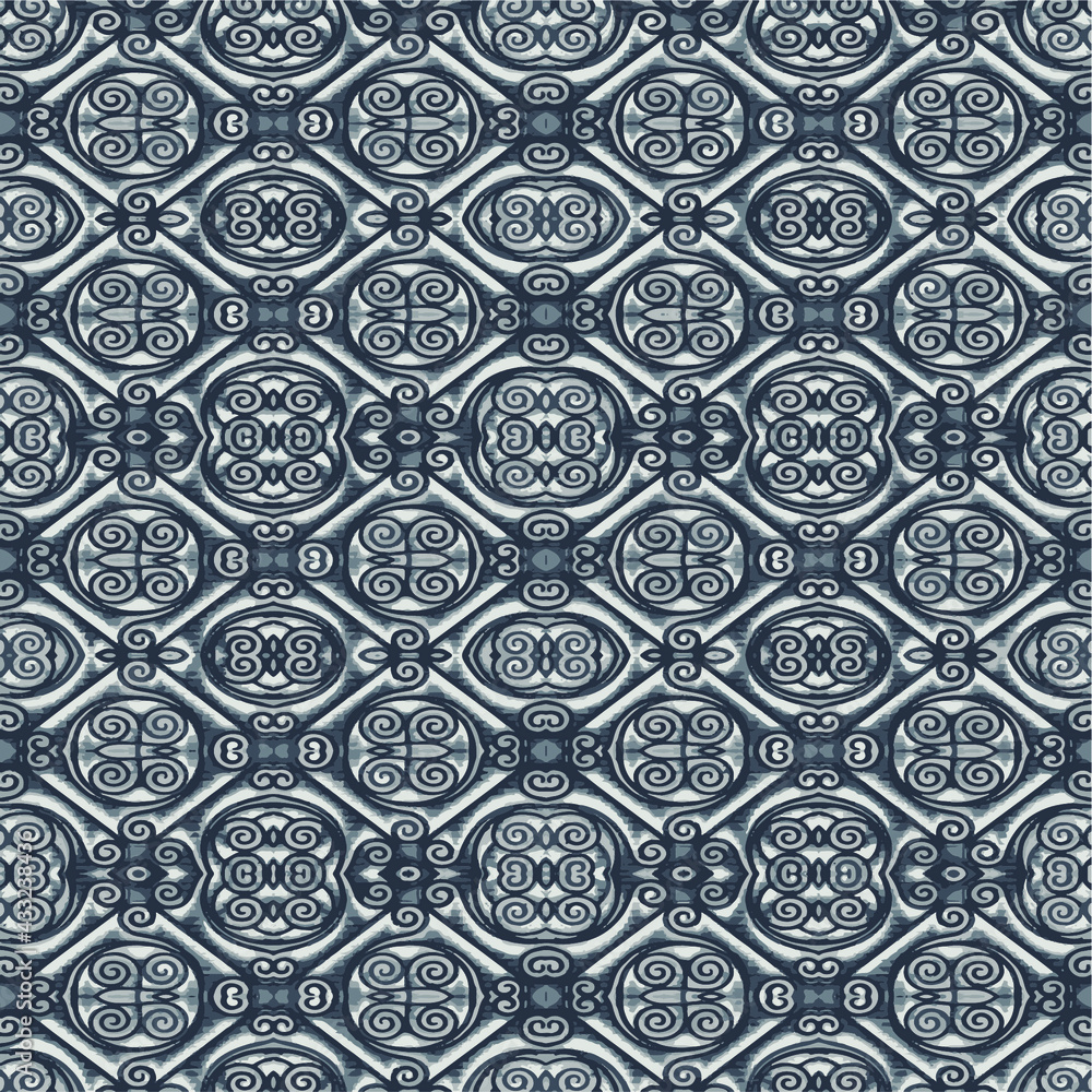 Silver tones retro style ornament geometric seamless vector pattern design Silver tones retro style ornament geometric seamless vector pattern design