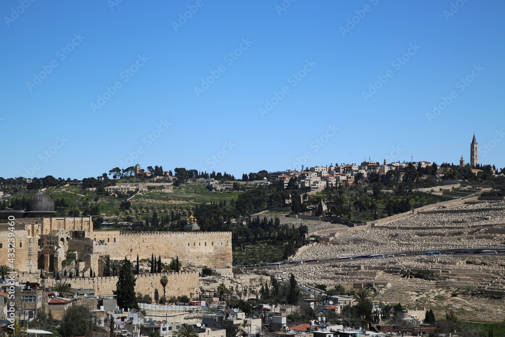 View of the Mount of Olives from Jerusalem