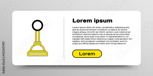 Line Gear shifter icon isolated on white background. Manual transmission icon. Colorful outline concept. Vector