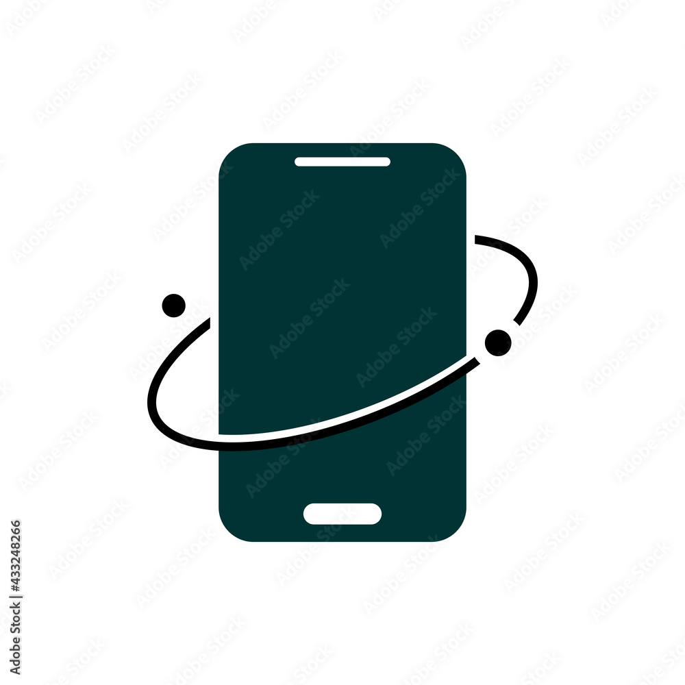 Fototapeta premium Illustration Vector Graphic of Gadget Planet Logo. Perfect to use for Technology Company