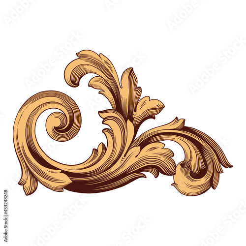 Vintage floral ornament. decorative vector frames and borders.