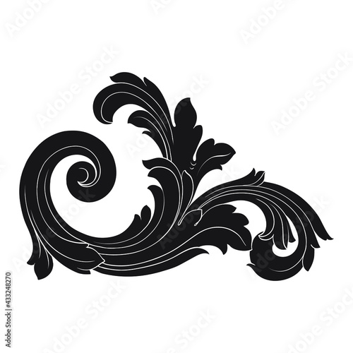 Vintage floral ornament. decorative vector frames and borders.