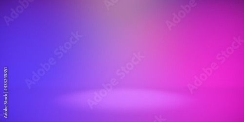 Abstract colorful neon pink and purple gradient with lighting, blank empty space for your copy or design, background for presentation display.