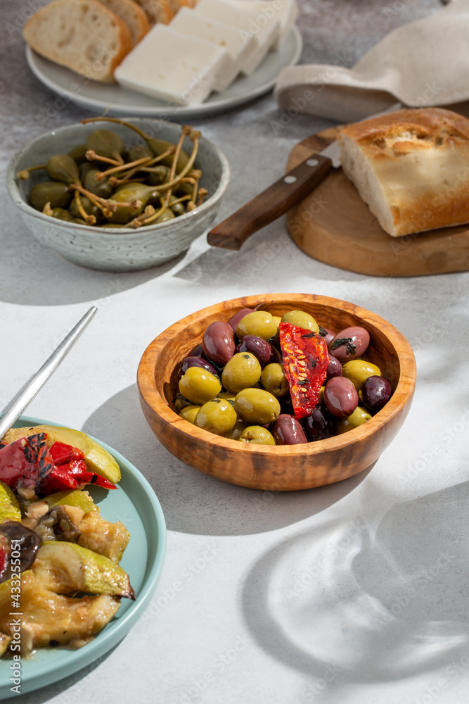 Mediterranean cuisine concept. Mediterranean cuisine concept.
