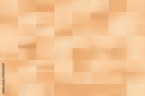 Abstract background surface with rectangles in wood color.