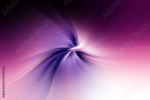 Abstract bright lilac-pink twisted background. Glowing pink, purple and white swirl textures for banners, posters, websites and other design projects. Color abstraction with swirl effect.