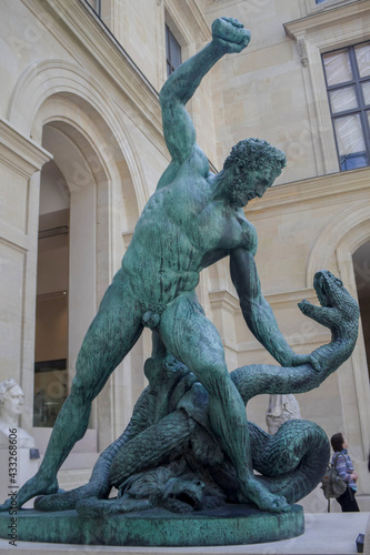 Obraz na plátně Hercules fighting Achelous, Francois-Joseph Bosio