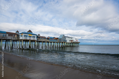 Wallpaper Mural Pier on the ocean Torontodigital.ca
