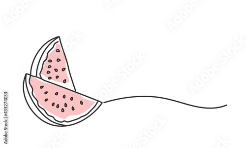 Watermelon slices.