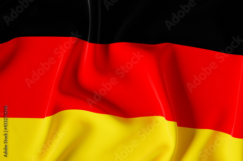 Germany flag. 3D ilustration