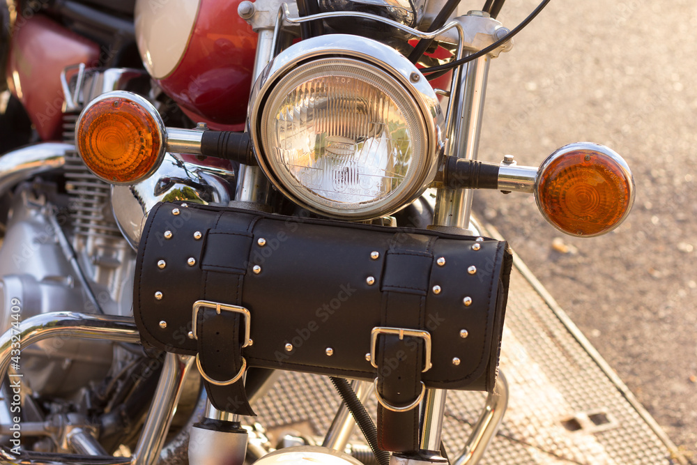 Fototapeta premium The old motorcycle. Grunge