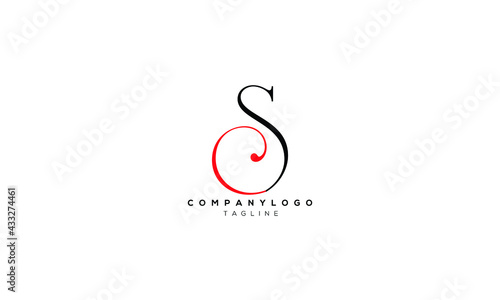 CS SC C AND S Abstract initial monogram letter alphabet logo design