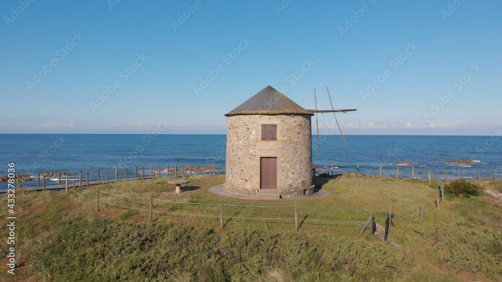 The ancient windmill and The ancient windmill and