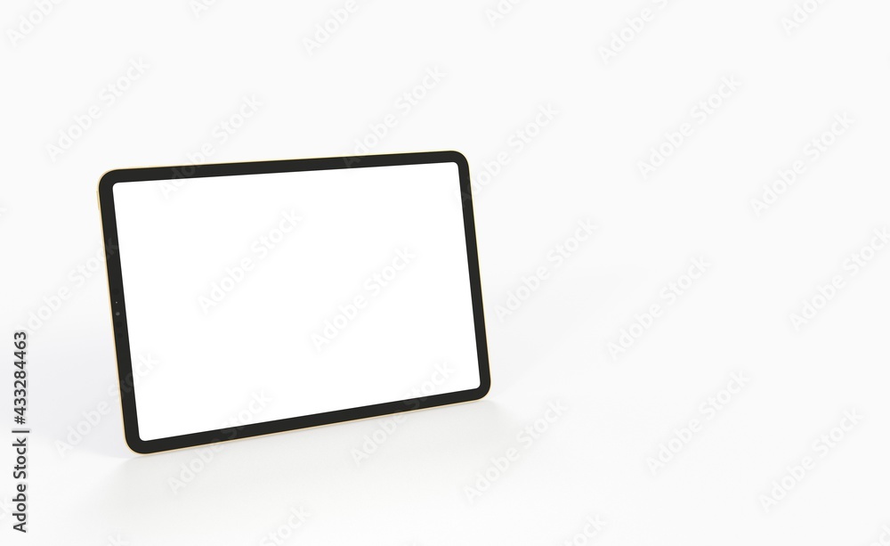 Tablet pc computer with blank screen 3d Tablet pc computer with blank screen 3d