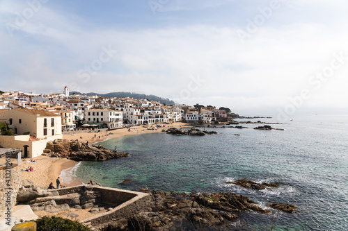 Landscape of the city of Calella de Palafrugell in Catalonia, Spain