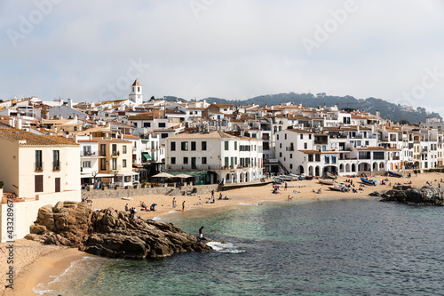 Landscape of the city of Calella de Palafrugell in Catalonia, Spain photo