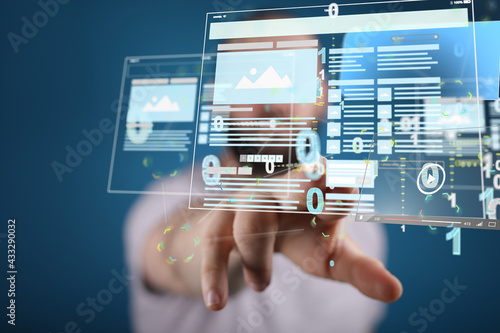 media develop interface web...