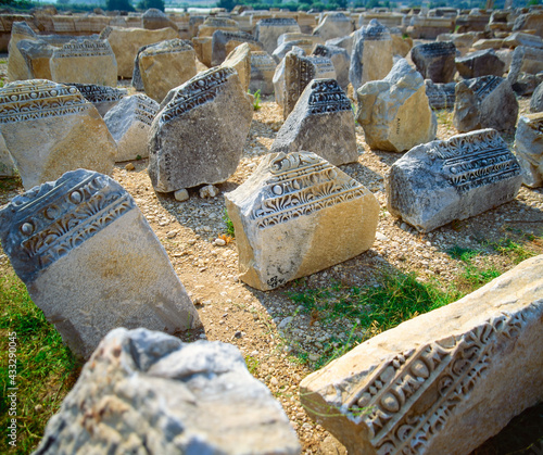 Reste monuments in Perge, Antalya, Türkei photo