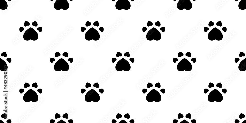 dog paw seamless pattern heart footprint valentine cat bear vector french bulldog cartoon scarf tile background repeat wallpaper doodle illustration design dog paw seamless pattern heart footprint valentine cat bear vector french bulldog cartoon scarf tile background repeat wallpaper doodle illustration design