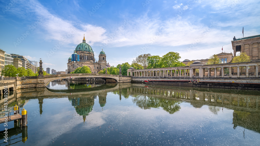 panoramic view at the berlin cathedral, germany