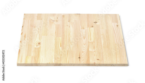 Unpainted wooden finger jointed panel