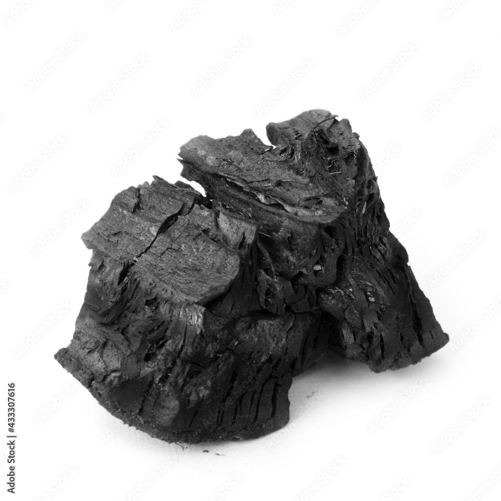 Obraz premium coal isolated on white background