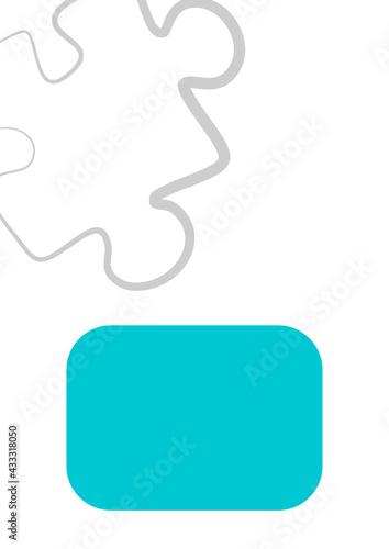 Vertical illustration format A4 - the design of the screen of the phone or tablet for inscriptions and photos