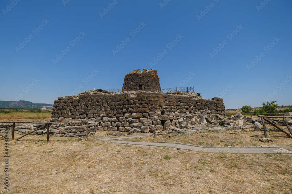 Nuraghe Santu Antine on island of Sardinia