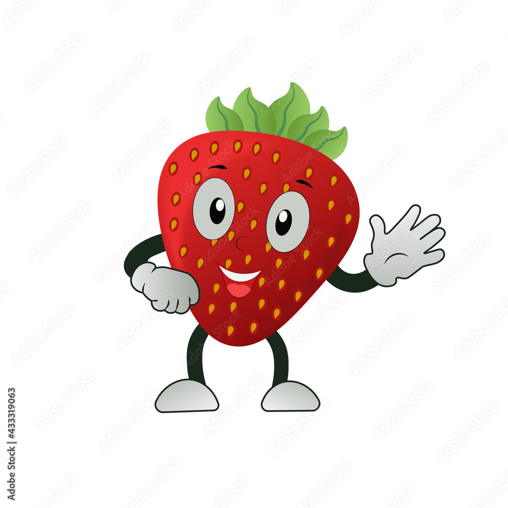 Fototapeta premium funny strawberry